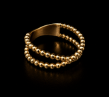 Golden Orbit Ring